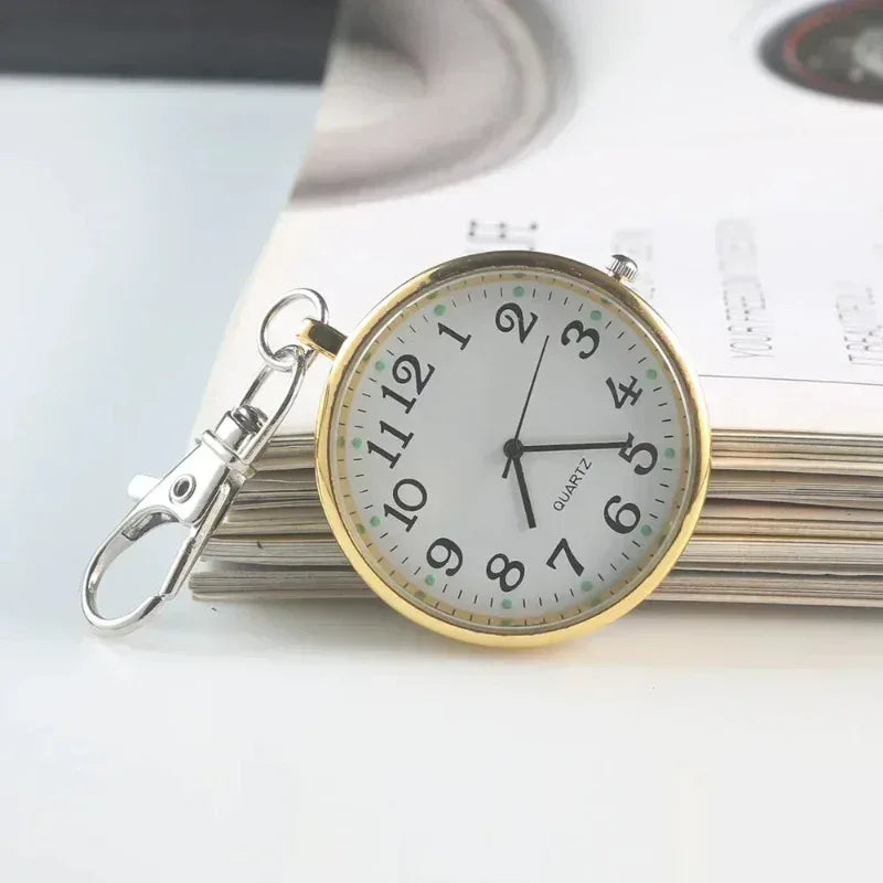 EMESA HOME Exquisite Quartz Pocket Watch Keychain – Nurse Student Chest Pendant Watch for Gift - EMESA HOME™