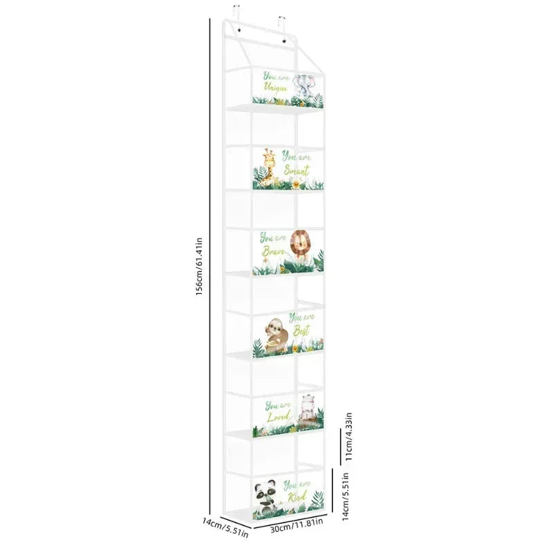 EMESA HOME Over-the-Door Hanging Organizer – 4/6 Layer Storage for Cosmetics, Nursery, Bathroom, Closet, Bedroom & Dorm - EMESA HOME™