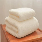 EMESA HOME Bamboo Charcoal Coral Velvet Bath Towel – Thickened, Super Absorbent & Quick-Drying for Bathroom Use - EMESA HOME™