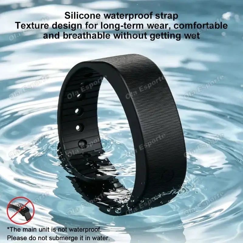 EMESA HOME Vibrating Alarm Watch – Silent Vibration Wristband with LED Time Display, Step Counter & USB Charging for Men & Women