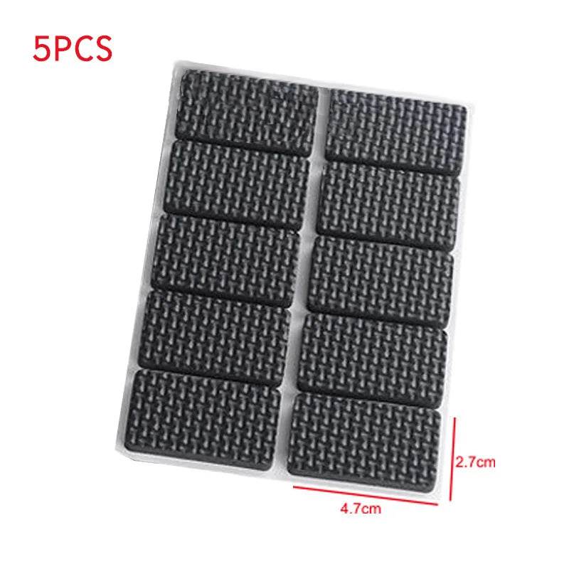 EMESA HOME Non-Slip Self-Adhesive Furniture Pads – EVA Round & Square Leg Protectors for Tables, Chairs, Sofas & Floors 5Set-1