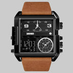 EMESA HOME Men Sports Watch – Quartz Movement 3 Time Military Style Digital Wristwatch - EMESA HOME™