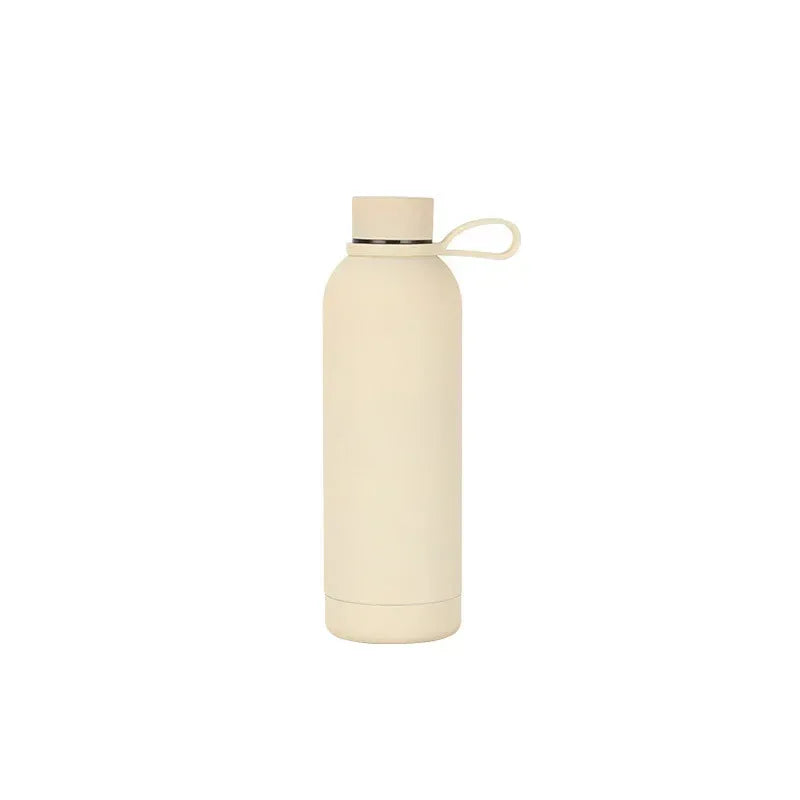 EMESA HOME Double Wall Stainless Steel Vacuum Bottle – Insulated Thermos Flask with Silicone Handle, Hot & Cold Travel Water Cup - EMESA HOME™