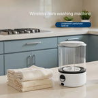 EMESA HOME 2L Portable Mini Washing Machine – USB Rechargeable Automatic Laundry Washer for Underwear, Socks & Small Clothes