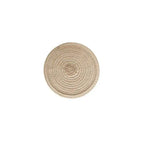 EMESA HOME 6pcs Table Mat Set: Woven Ramie placemats for a non-slip dining experience, perfect for bowls, tableware, and drink cups. - EMESA HOME™