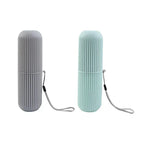 EMESA HOME Portable Toothbrush & Toothpaste Holder – Travel Toiletries Storage Case for Camping, Bathroom, and Daily Use - EMESA HOME™