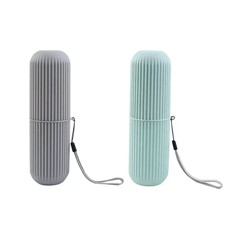 EMESA HOME Portable Toothbrush & Toothpaste Holder – Travel Toiletries Storage Case for Camping, Bathroom, and Daily Use - EMESA HOME™