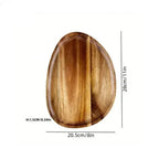 EMESA HOME Japanese Solid Wood Fruit Plate, Multi-Size Wooden Tray, High-Quality Fruit & Snack Serving Tray - EMESA HOME™
