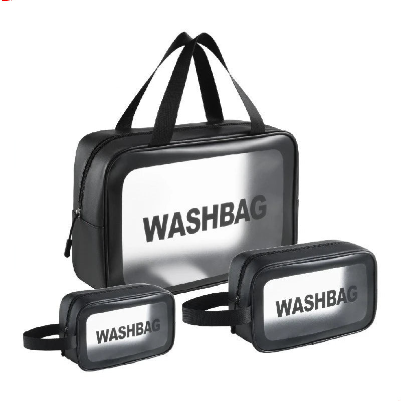 Black washbag set with 'WASHBAG' text on a white background, featuring a 'HOT SALE!' banner.