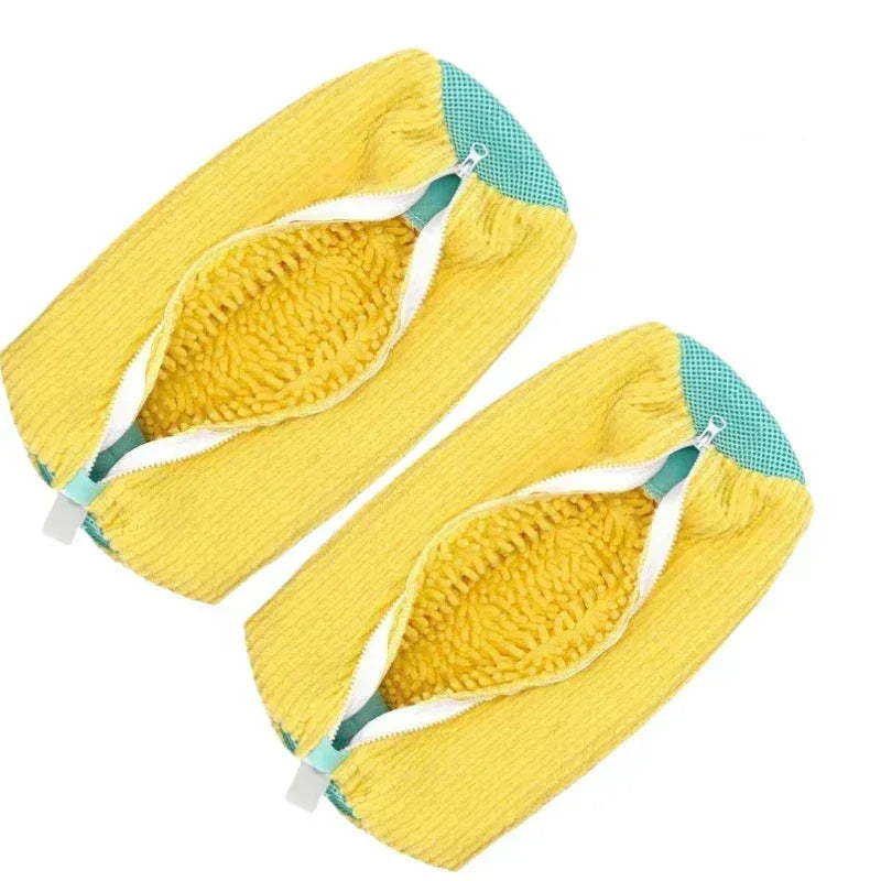 EMESA HOME Shoe Washing Machine Bag & Cleaning Brush Set – Durable Laundry Shoe Protector with Soft Bristle Brush - EMESA HOME™