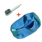 EMESA HOME Shoe Washing Machine Bag & Cleaning Brush Set – Durable Laundry Shoe Protector with Soft Bristle Brush - EMESA HOME™