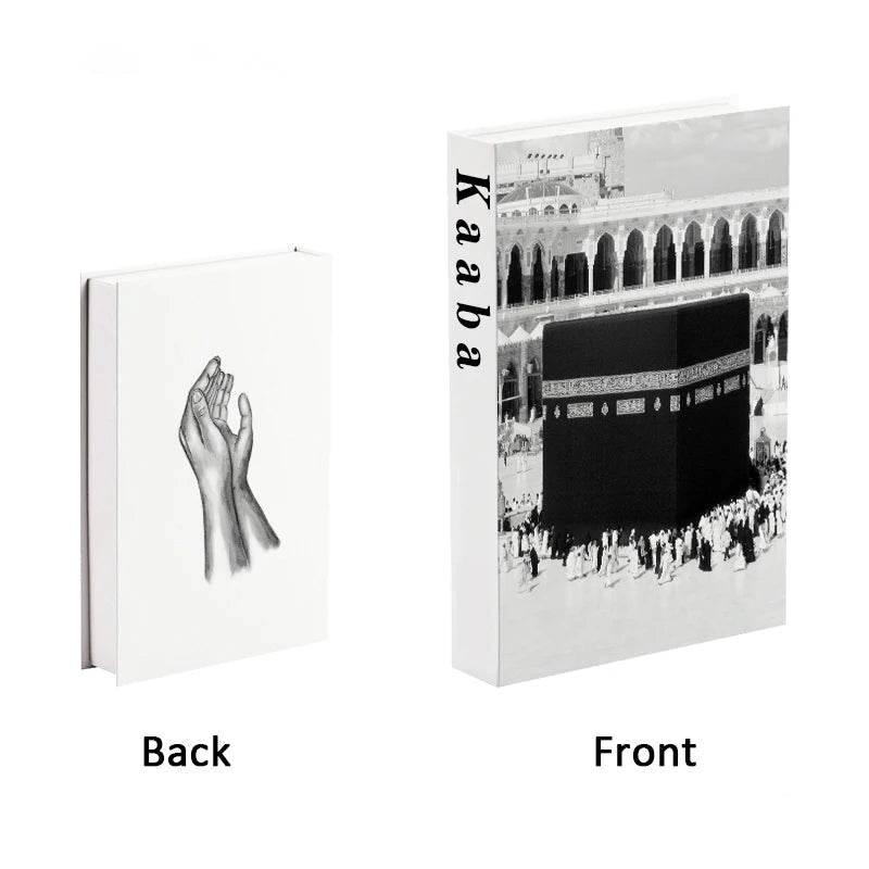 EMESA HOME Luxury Kaaba Fake Book Storage Box – Decorative Faux Book for Coffee Table, Living Room, or Bedroom - EMESA HOME™