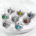 EMESA HOME Ring Watch – Creative Alloy Finger Watch with Circular Dial for Men & Women - EMESA HOME™