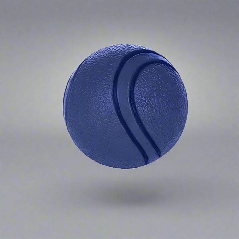 EMESA HOME HOOPET Rubber Dog Ball – Solid Bite-Resistant Toy for Puppies and Large Dogs, Durable Chew Ball in Red (S–XL) blue M