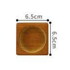 EMESA HOME Wood Pepper Mill Tray Bamboo Salt & Pepper Shaker Stand Double Hole Base Seasoning Bottle Storage Holder Tea Tray Home Decor - EMESA HOME™