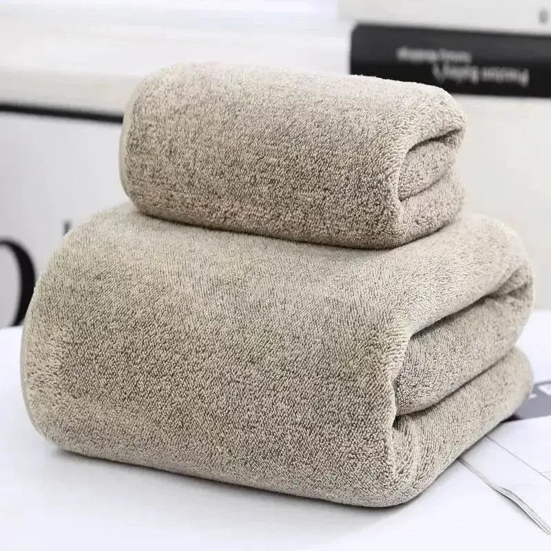 EMESA HOME Coral Fleece Towel Set – Soft, Quick-Drying & Highly Absorbent Bathroom Towels for Hand, Face & Shower Use - Emesa Home