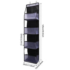 EMESA HOME Over-the-Door Hanging Organizer – 4/6 Layer Storage for Cosmetics, Nursery, Bathroom, Closet, Bedroom & Dorm - EMESA HOME™