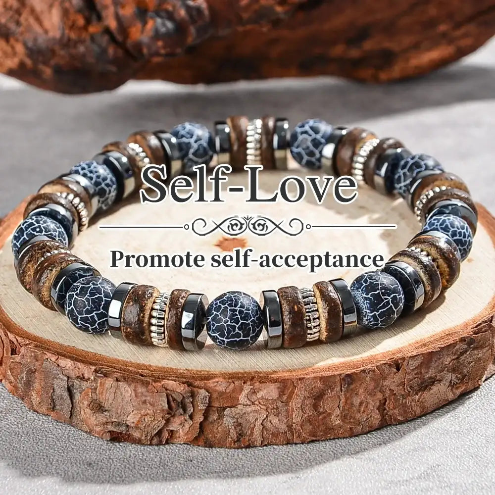 EMESA HOME Natural Gemstone Beaded Bracelet – Spiritual-Inspired Crystal Jewelry for Women & Men