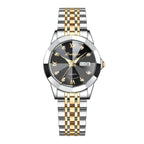 EMESA HOME Luxury Ladies Wristwatch, Luminous Waterproof Quartz Date & Week Display, Stainless Steel Women's Dress Watch with Box - EMESA HOME™