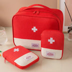 EMESA HOME Portable Medicine Pouch – Travel First Aid Kit & Household Medical Storage Organizer