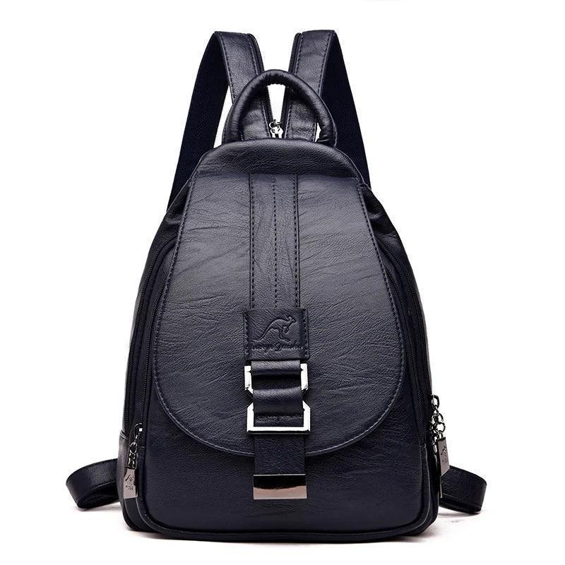 EMESA HOME Women’s PU Leather Backpack – Vintage School Travel Backpack for Girls and Ladies - EMESA HOME™