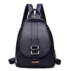 EMESA HOME Women’s PU Leather Backpack – Vintage School Travel Backpack for Girls and Ladies - EMESA HOME™