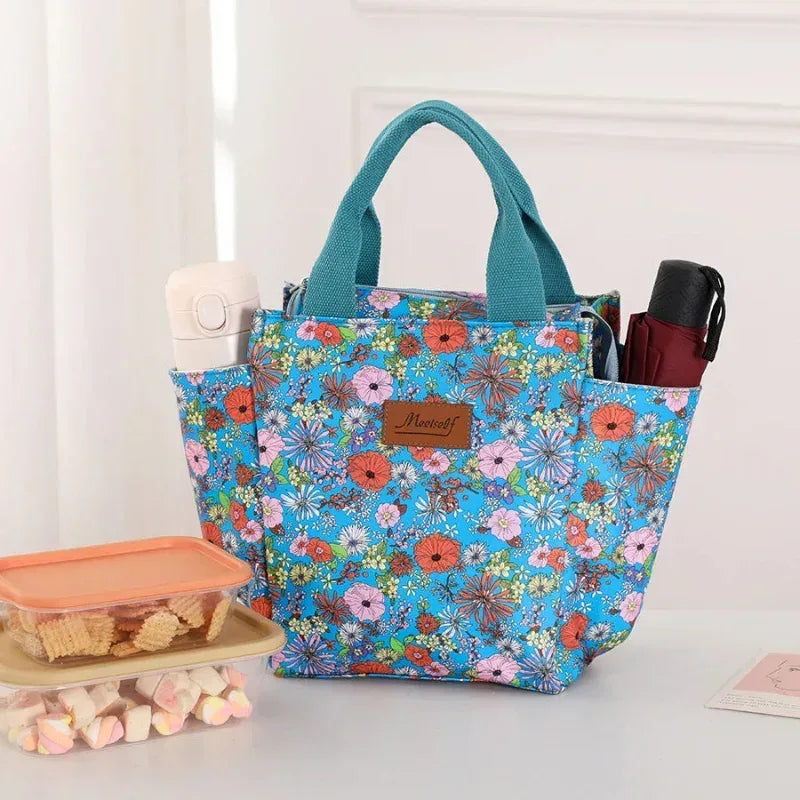 EMESA HOME Thermal Lunch Bag – Fashionable Bento Handbag for Office, Travel & Moms On-the-Go - EMESA HOME™