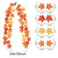 EMESA HOME 200CM Artificial Maple Leaf Garland Vine for Autumn Decor
