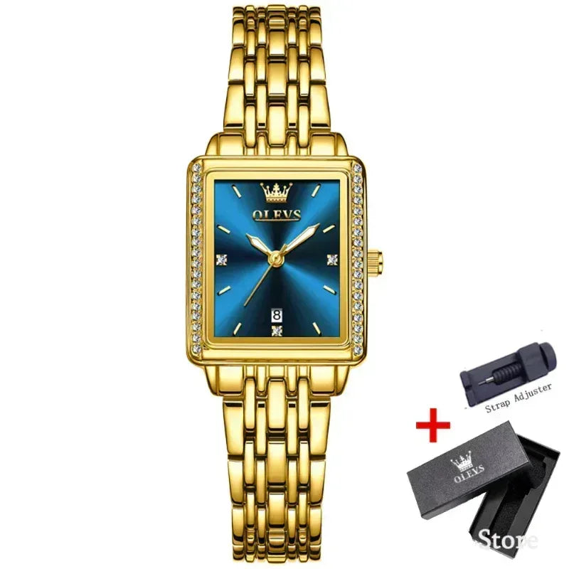 EMESA HOME Elegant Quartz Women’s Wristwatch – Luxury Waterproof Luminous Date Watch - EMESA HOME™