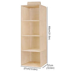 EMESA HOME Cotton Linen Hanging Storage Bag - Collapsible Drawer-Style Wardrobe Organizer for Clothes - EMESA HOME™