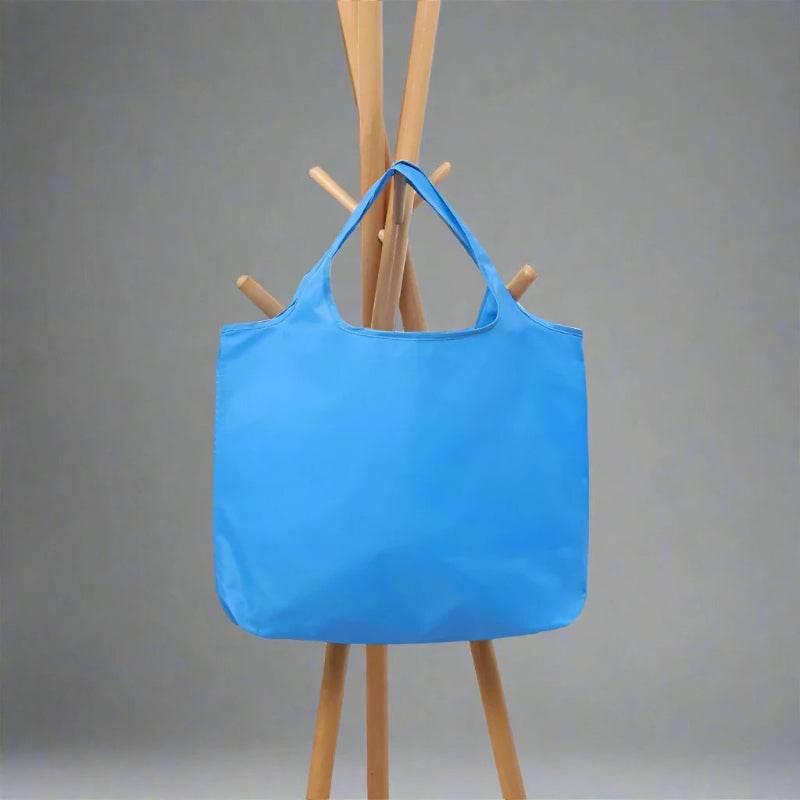 EMESA HOME BIG Eco-Friendly Folding Shopping Bag Reusable Portable Shoulder Handbag for Travel Grocery simple solid color grocery bag - EMESA HOME™