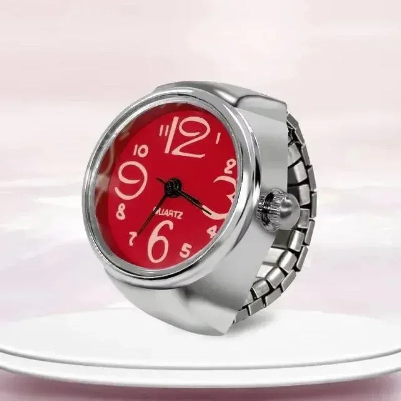 EMESA HOME Ring Watch – Creative Alloy Finger Watch with Circular Dial for Men & Women - EMESA HOME™