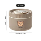 EMESA HOME Microwave Sealed Thermal Bento Lunch Box – 304 Stainless Steel Insulated Food Container - EMESA HOME™