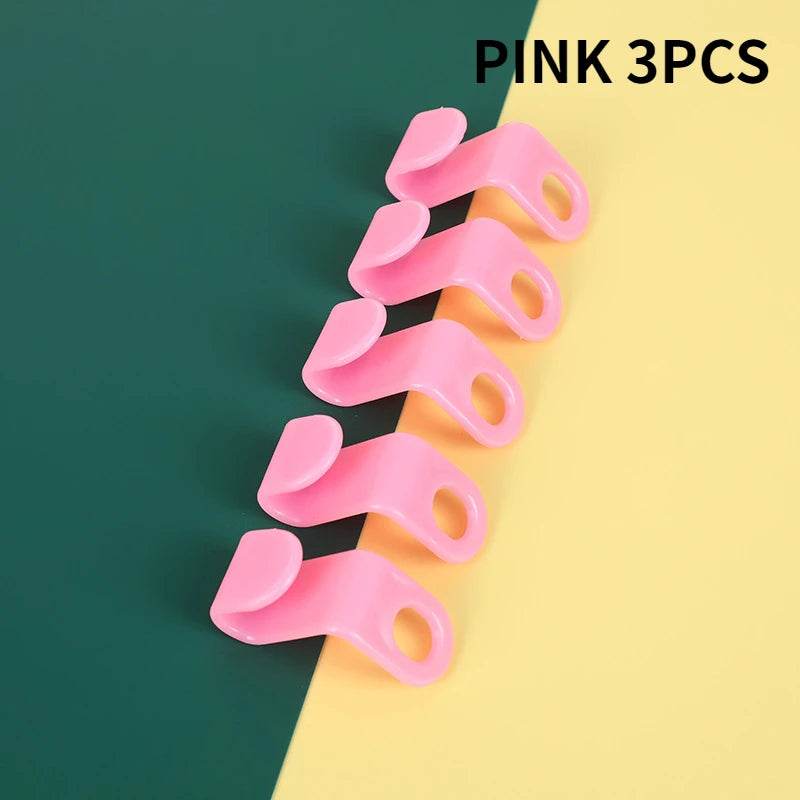 EMESA HOME Multi-Function Wardrobe Organizer – Space-Saving Closet Hanger Hooks & Stackable Rack for Clothes Storage 3 pcs 2