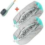 EMESA HOME Shoe Washing Machine Bag & Cleaning Brush Set – Durable Laundry Shoe Protector with Soft Bristle Brush - EMESA HOME™