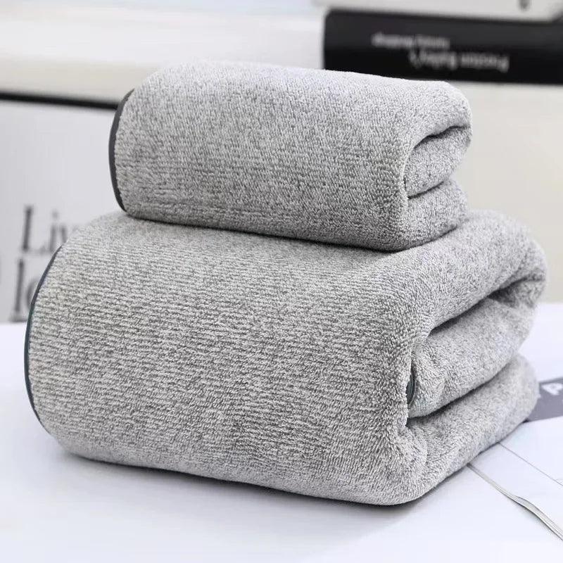 EMESA HOME Coral Fleece Towel Set – Soft, Quick-Drying & Highly Absorbent Bathroom Towels for Hand, Face & Shower Use - EMESA HOME™