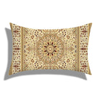 Decorative pillow with intricate pattern on a white background
