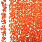 EMESA HOME Artificial Maple Leaf Garland Hanging Vine for Autumn Decor