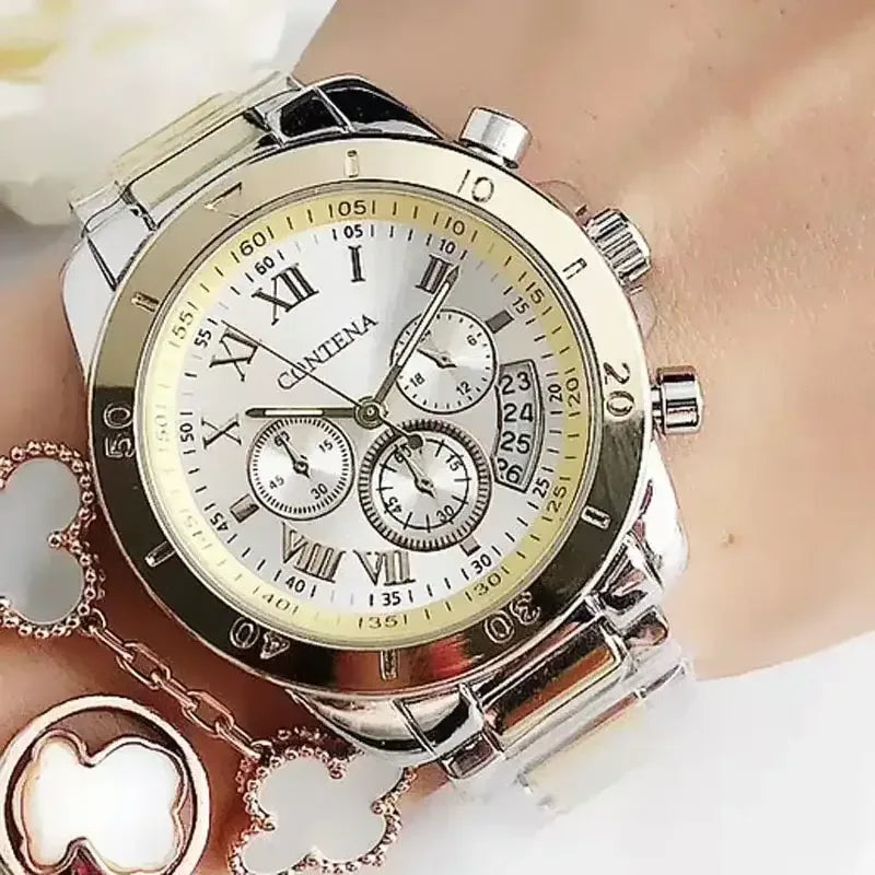 EMESA HOME Luxury Women’s Quartz Watch – Creative Steel Bracelet Fashion Watch - EMESA HOME™