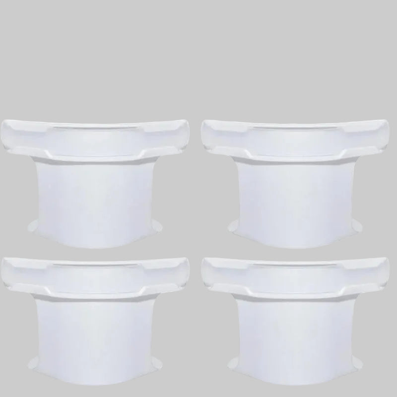 Four white cylindrical objects with a '4pcs' label on a white background