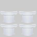 Four white cylindrical objects with a '4pcs' label on a white background