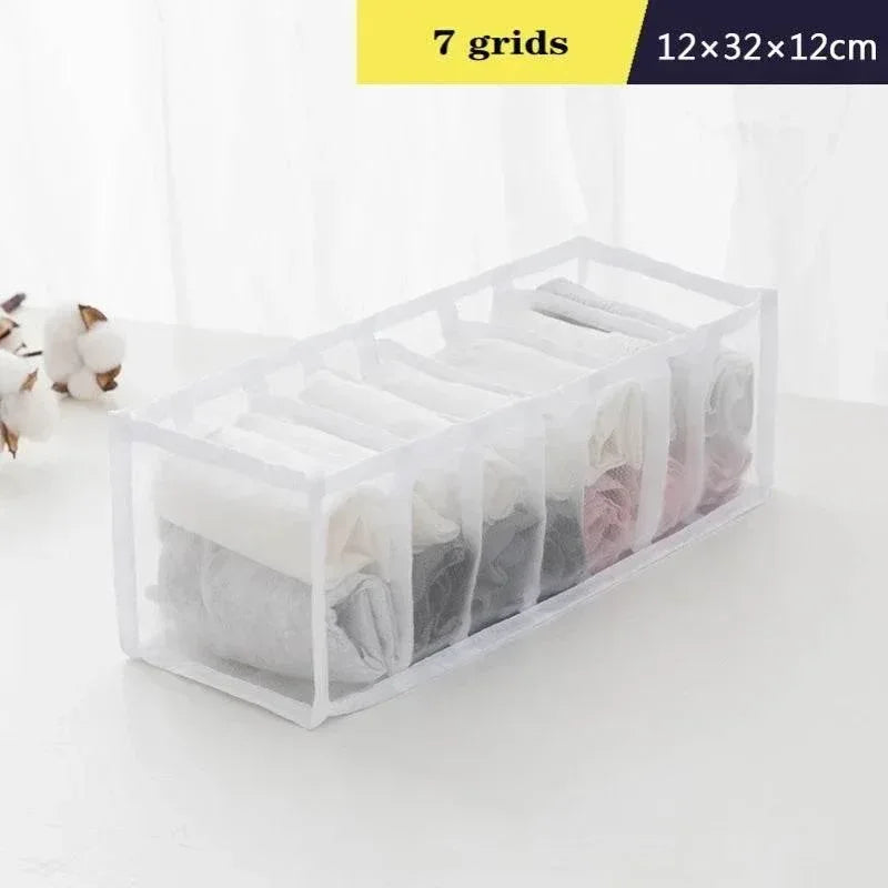 EMESA HOME Organizer for Panties, Socks, Bras, and Jeans - Foldable Wardrobe Storage Divider Box for Underwear and Clothes - EMESA HOME™