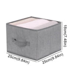 EMESA HOME Cotton Linen Hanging Storage Bag - Collapsible Drawer-Style Wardrobe Organizer for Clothes - EMESA HOME™