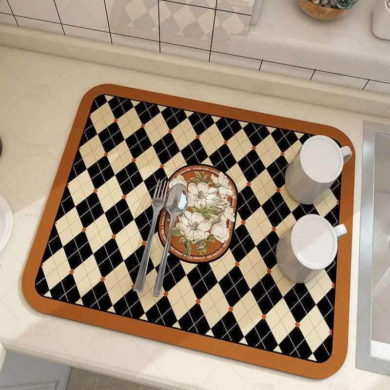 EMESA HOME Large Kitchen Super Absorbent Mat is designed to efficiently manage spills and drainage in your kitchen or bathroom - EMESA HOME™