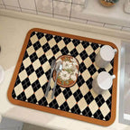 EMESA HOME Large Kitchen Super Absorbent Mat is designed to efficiently manage spills and drainage in your kitchen or bathroom - EMESA HOME™