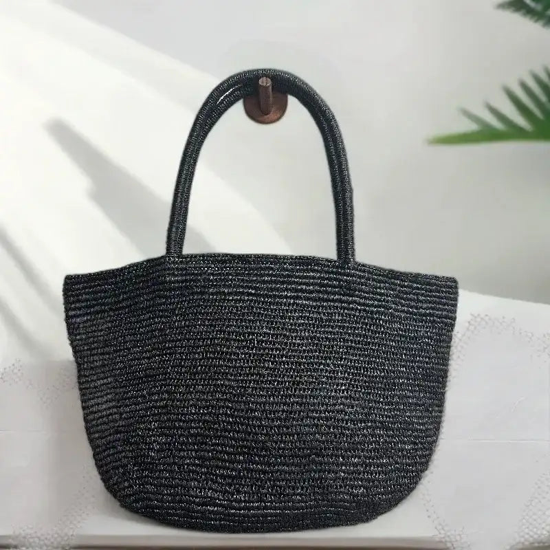 EMESA HOME 2026 Women’s Raffia Woven Tote Bag – Large Capacity Summer Shoulder Bag for Beach, Travel & Vacation