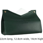 Green leather pouch with 'Sunshine Happiness' text on a white background