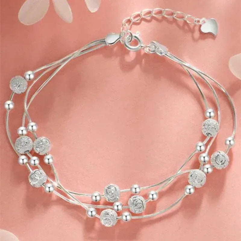 EMESA HOME High Quality 925 Sterling Silver Bracelet Chain for Women, Multiple Styles, Fashion Wedding Party Jewelry Gift - EMESA HOME™