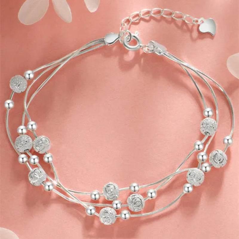 EMESA HOME High Quality 925 Sterling Silver Bracelet Chain for Women, Multiple Styles, Fashion Wedding Party Jewelry Gift - EMESA HOME™