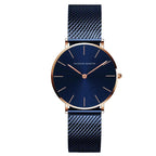 EMESA HOME Women’s Black Stainless Steel Watch – Waterproof Fashion Wristwatch with Bracelet Strap, Sport & Casual Elegant Design - EMESA HOME™
